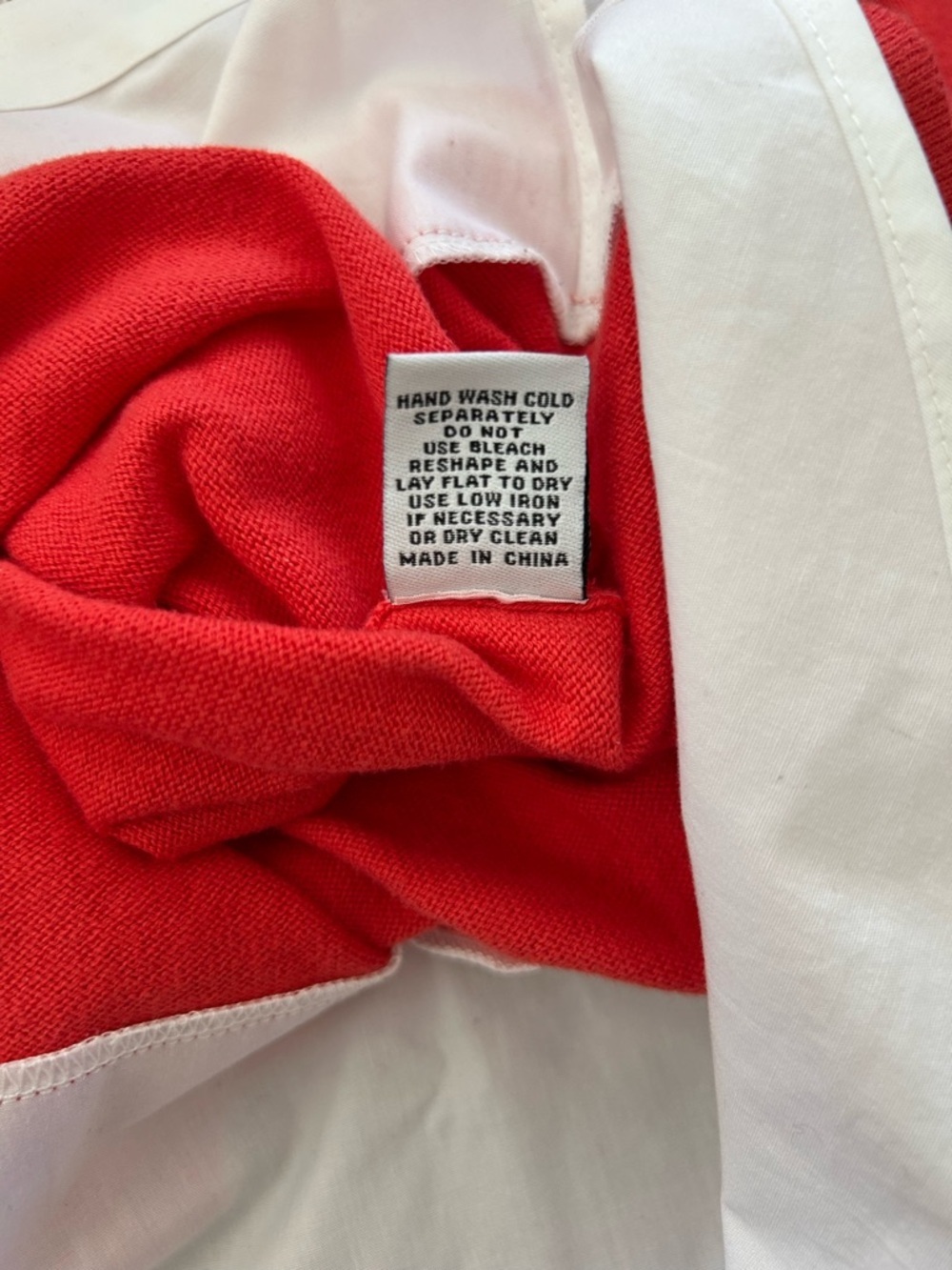 Elliot Lauren Women’s Red and White Sweater, Size XS - Picture 8 of 8